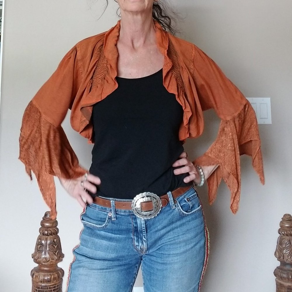 Fashion Teihikel, size s/m, rusty orange